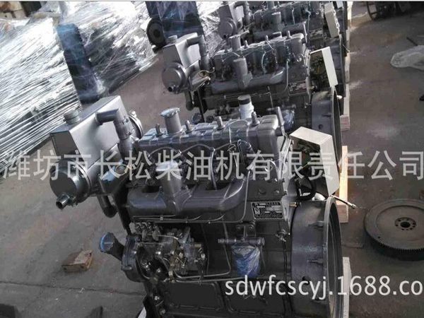 Water cooled 4 cylinder 4100C marine diesel engine